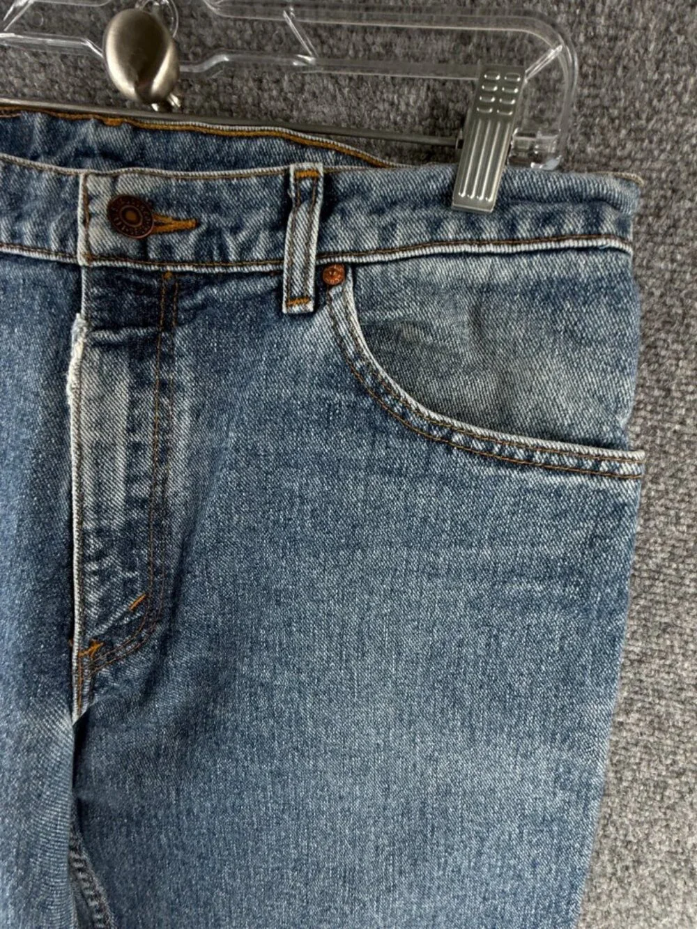 VTG Levi’s 550-4891 Denim Jeans USA Made 1992 Acid Wash Denim Adult ACTL 32X29